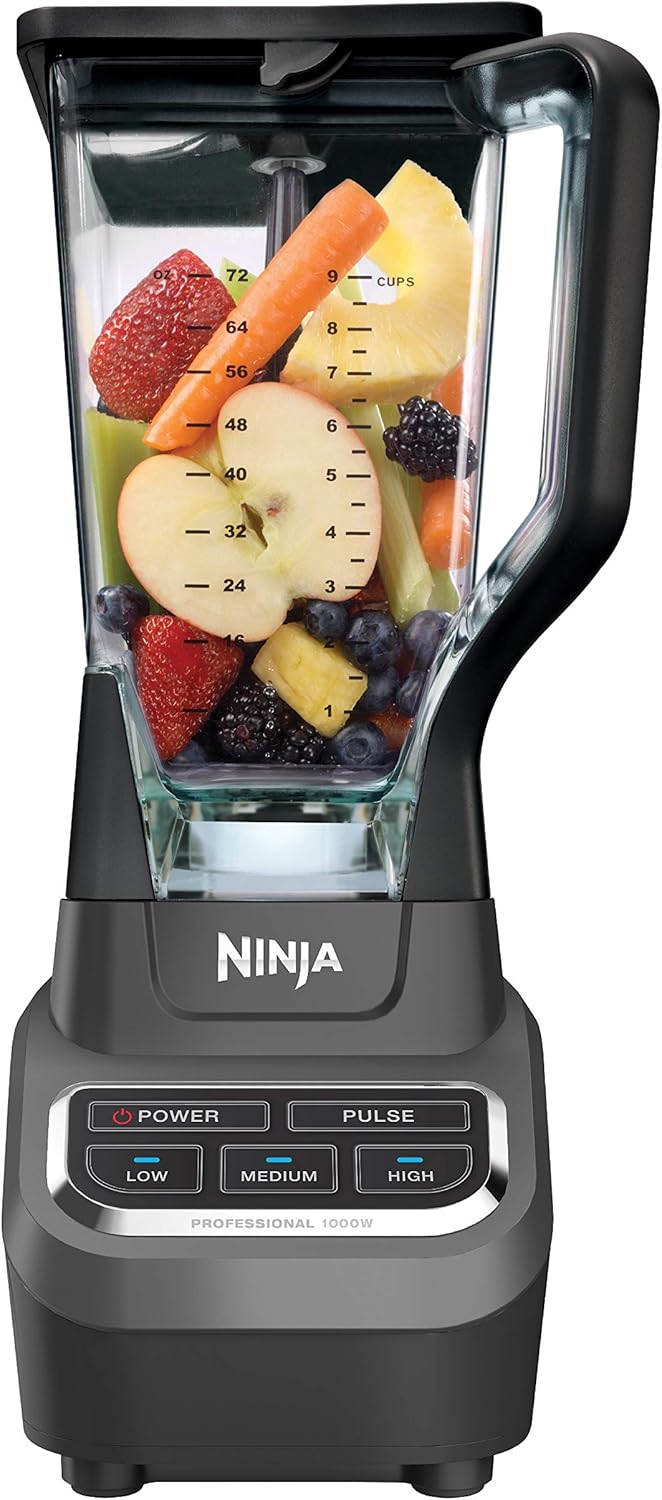 Ninja BL610 Professional 72 Oz Countertop Blender with 1000-Watt Base