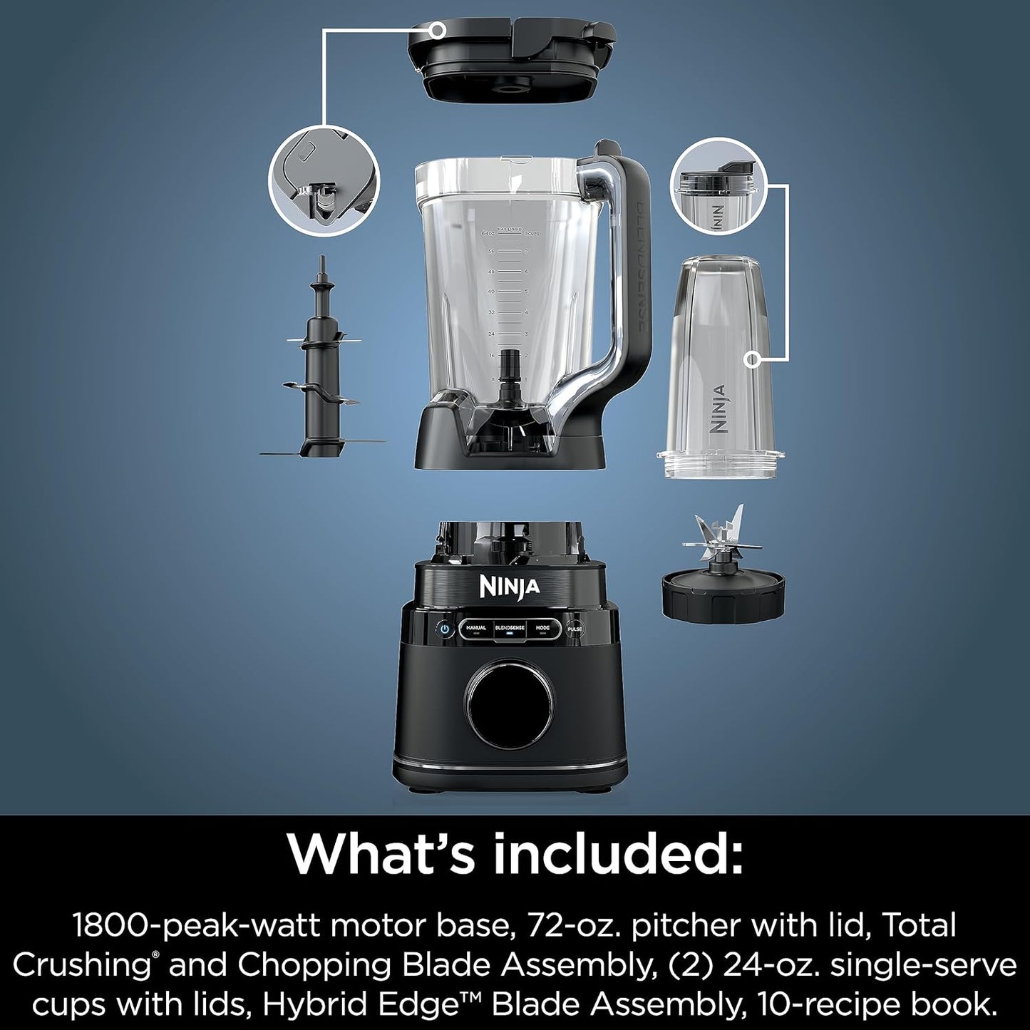 Ninja Detect Power Blender Pro + Personal Single-Serve